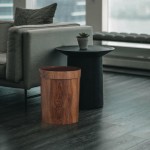 （ブラウン、315x25 cm）ヴィンテージゴミ箱 寝室、オフィス、キッチン用ゴミ箱